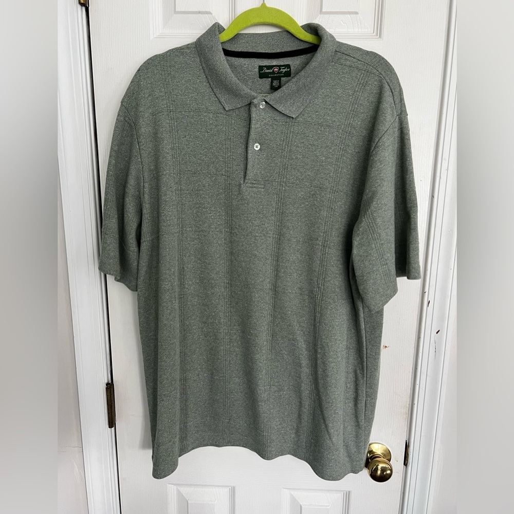 David Taylor Polo Shirt Men’s Size Large Green